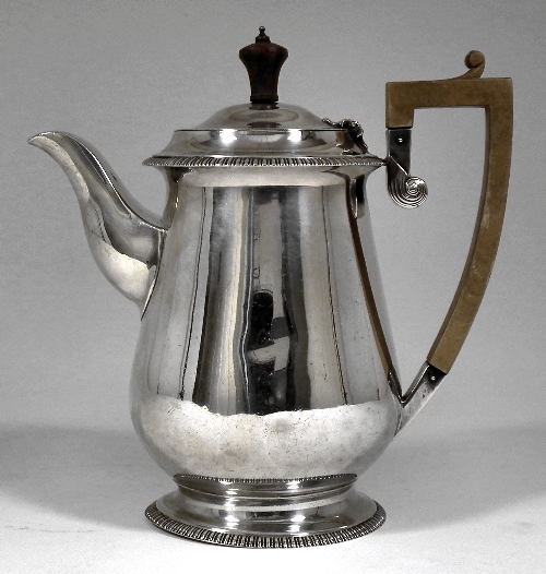 A late Victorian silver bulbous