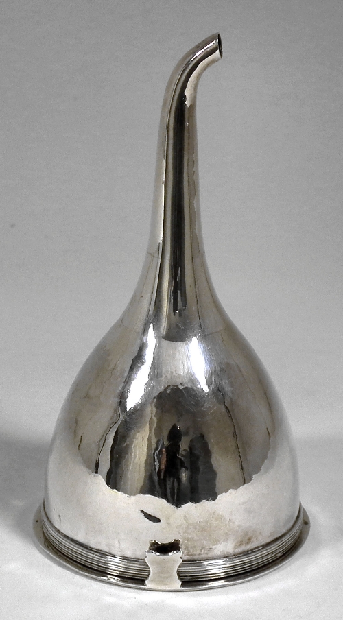 A George III silver wine funnel 15cdf2