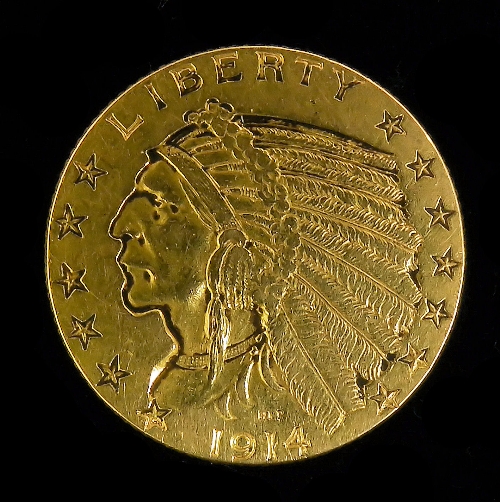 A United States of America 1914 gold