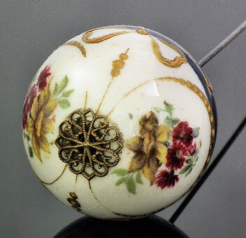 A late 19th Century porcelain and gilt