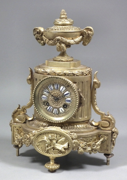 A 19th Century French gilt brass