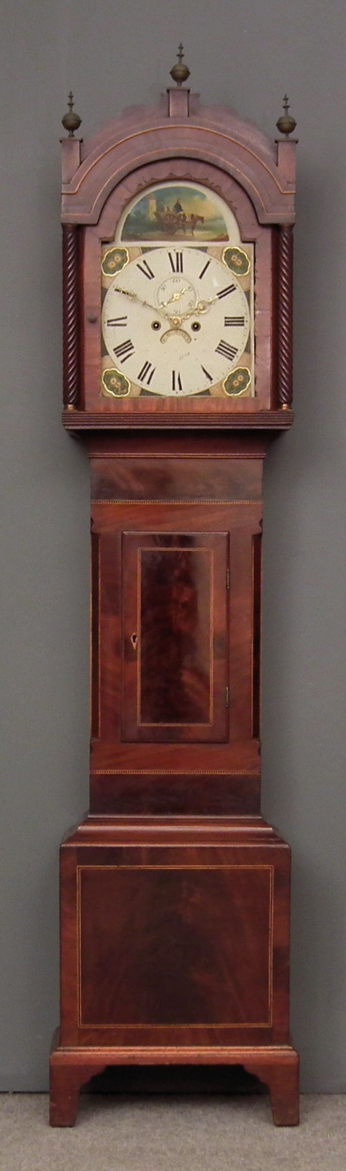 A 19th Century mahogany longcase 15cf12