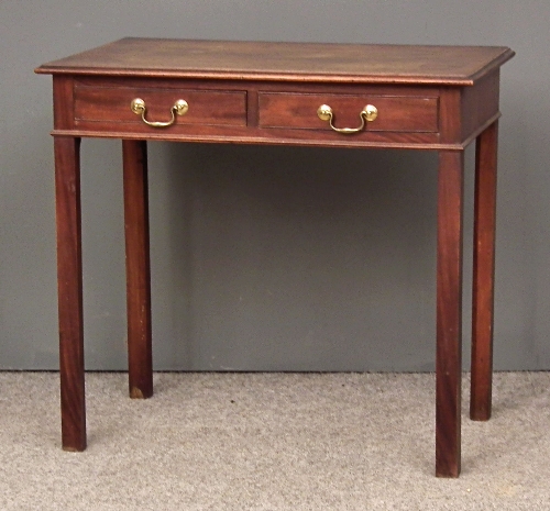 A George III mahogany rectangular