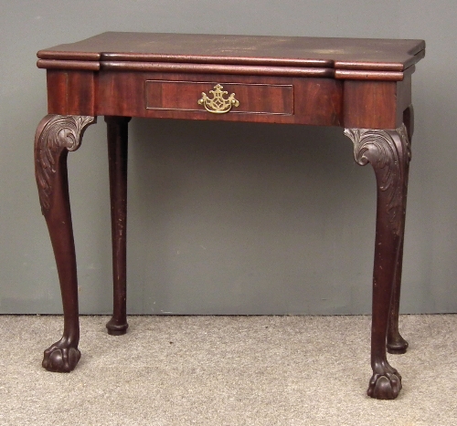 A George II ''Cuban'' mahogany