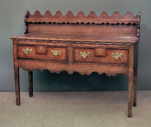 An 18th Century oak dresser with