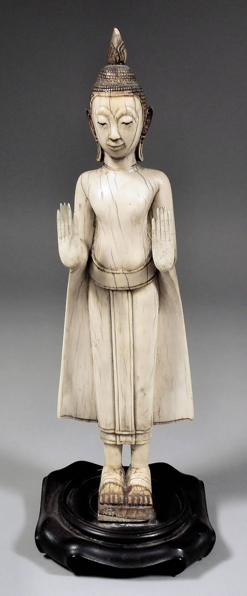 A South East Asian ivory carving of