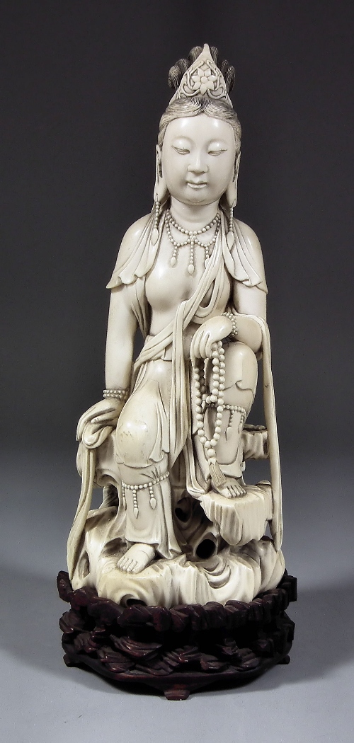 A South East Asian carved ivory