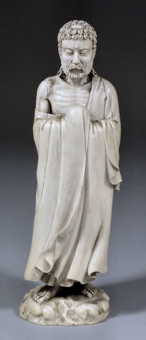 A Japanese carved ivory standing 15cfa5