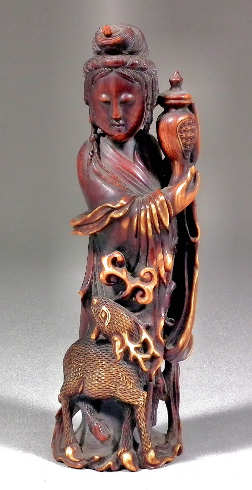 A Chinese stained ivory figure 15cfb0