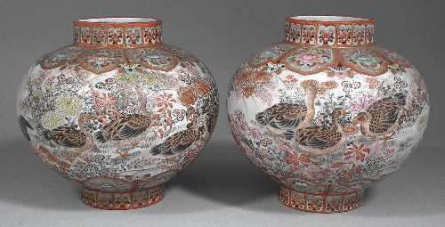 A pair of Japanese porcelain Satsuma  15cfe5