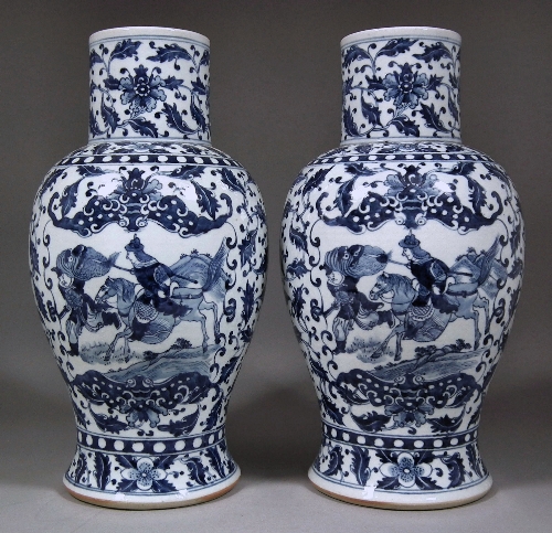 A pair of Chinese porcelain blue 15cfeb
