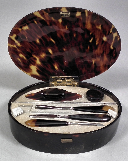 A George V tortoise shell oval 15d08f