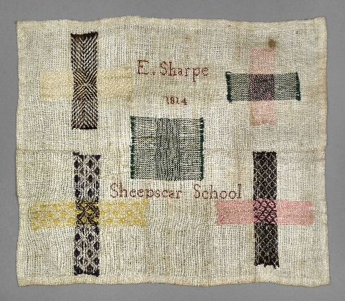 An early 19th Century darning sampler 15d092