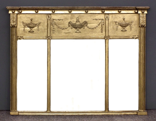 A 19th Century gilt framed overmantel 15d0cf