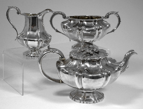 An early Victorian silver three 15d0e2