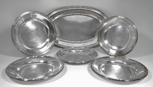 A Christofle plated oval serving 15d118