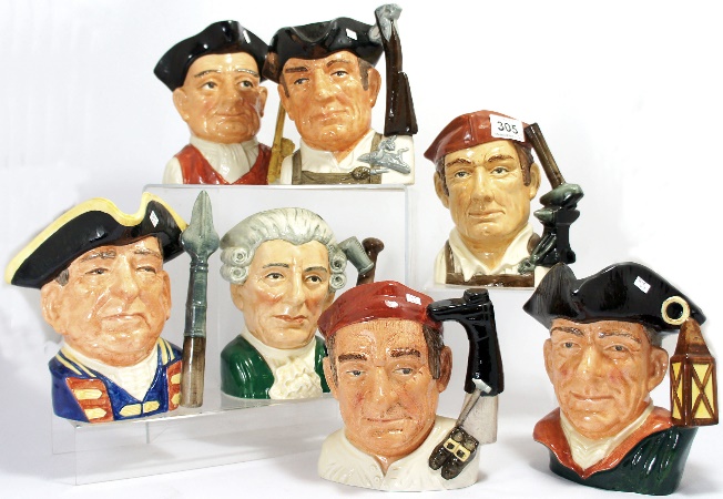 Royal Doulton Large Character Jugs 15ab33