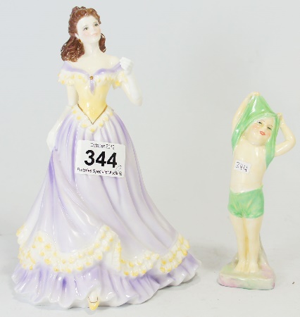 Royal Worcester Figure Reflection 15ab55