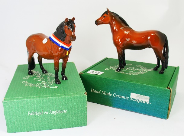 Beswick Horses Warlord 1642 and 15ab4f