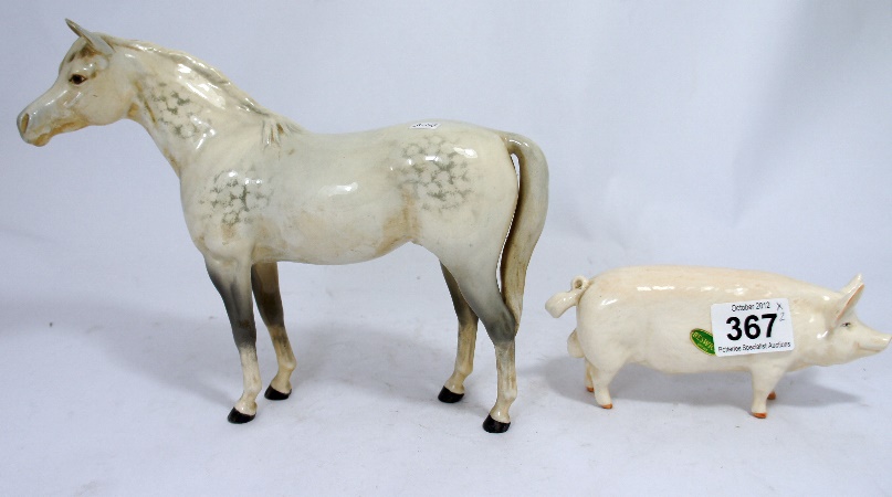 Beswick Boar 1453A (Chipped Leg) and