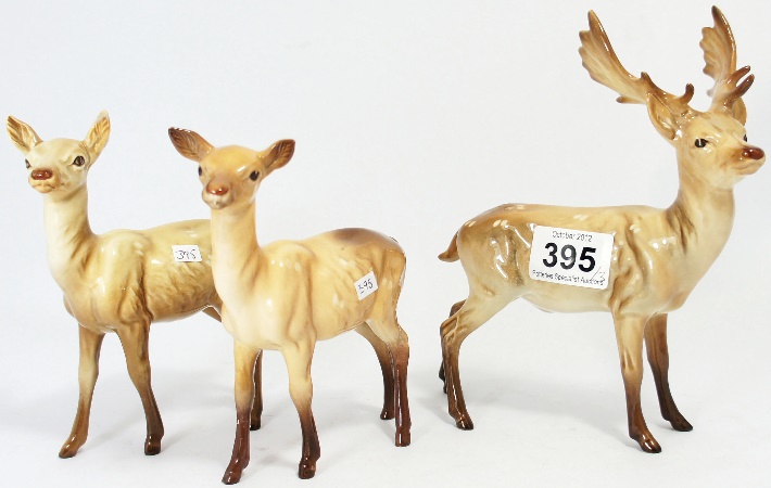 Beswick Stag 981 (antler repaired) Doe