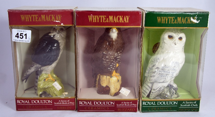 Royal Doulton Whyte & Mackay decanters