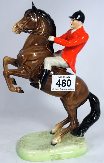 Beswick Huntsman on rearing horse 15abc1