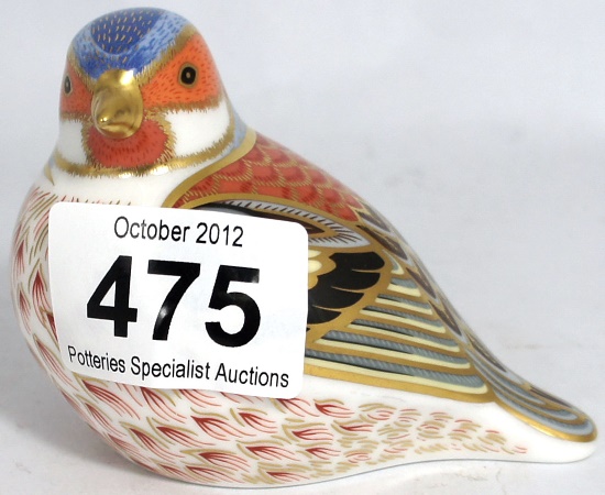 Royal Crown Derby paperweight of Chaffinch