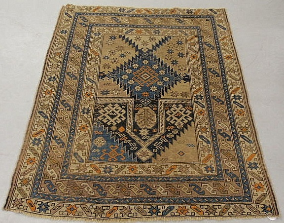 Shirvan oriental prayer carpet 15ad05