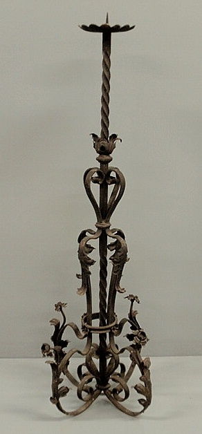 Continental 19th c standing wrought 15ad8c