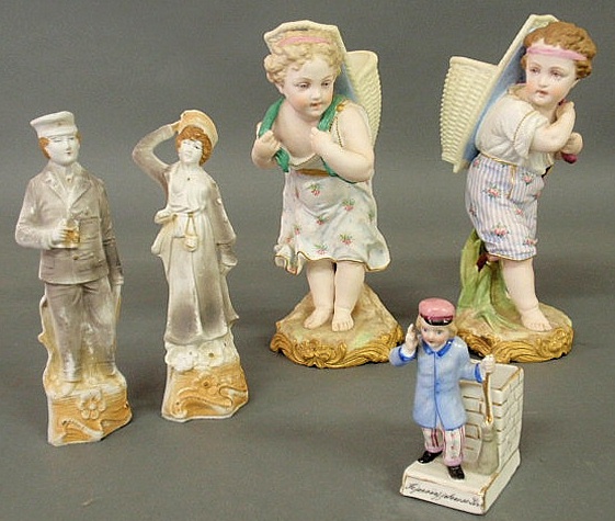 New Chelsea porcelain figural children