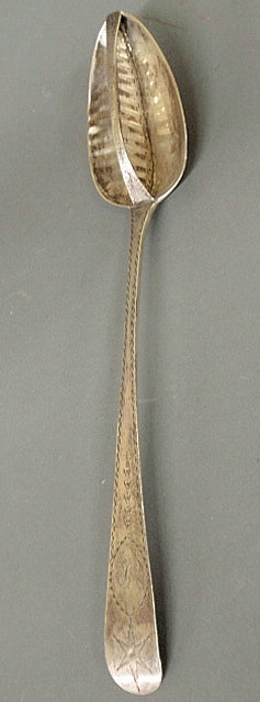 Dublin Ireland 1801 silver giblet spoon