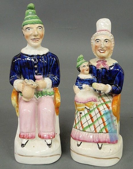 Pair of 19th c Staffordshire figures 15adce