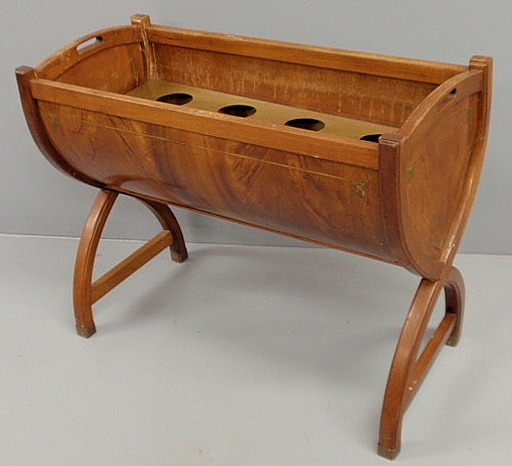 English Regency mahogany cradle