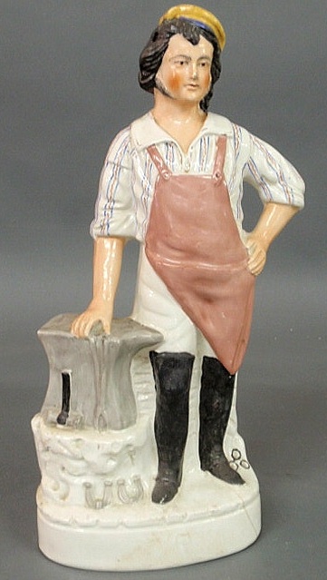 Large 19th c. Staffordshire figure of