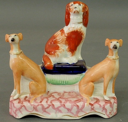 Staffordshire figural group 19th