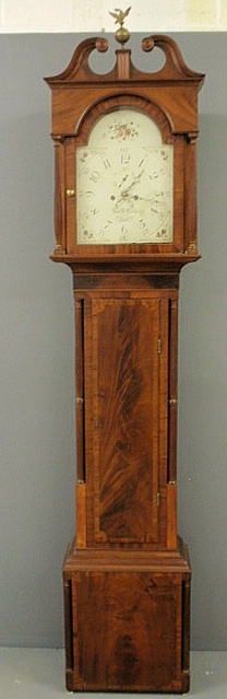 Chippendale mahogany tall case