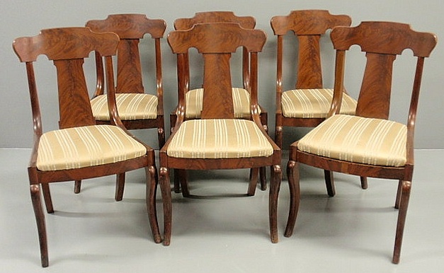 Set of six Philadelphia mahogany 15ae66
