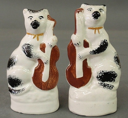 Small pair of 19th c Staffordshire 15ae98