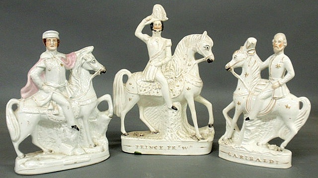 Three 19th c Staffordshire equestrian 15aebd