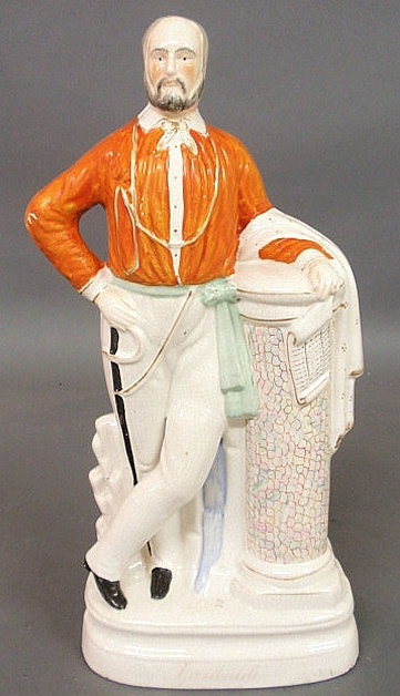Staffordshire figure of a standing 15aeb7