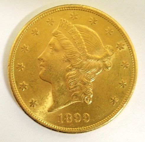 1899 S Liberty double eagle twenty dollar 15aef4