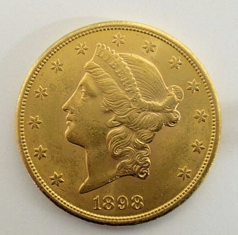 1898 S Liberty double eagle twenty dollar 15aef7