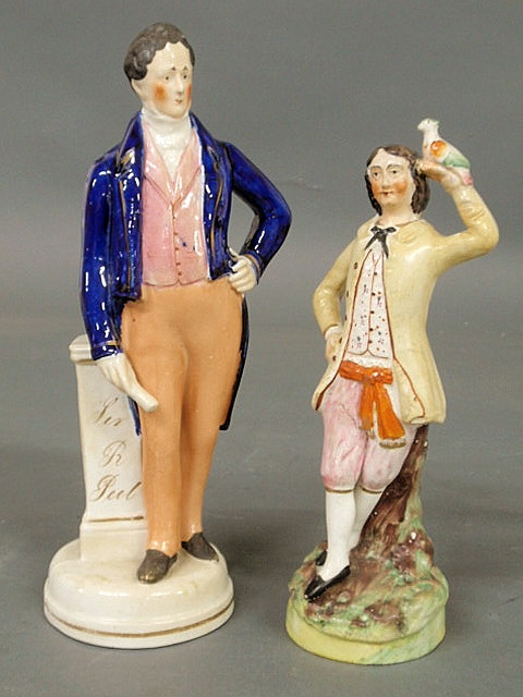 Two 19th c Staffordshire figures  15aefb