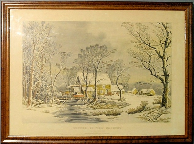 Rare Currier Ives lithograph 15af27