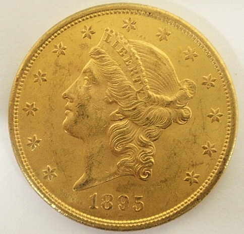1895 S Liberty double eagle twenty-dollar