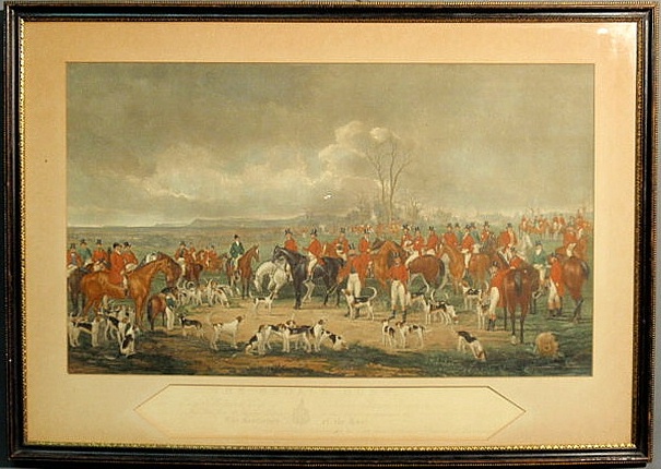 Foxhunting print The Bedale Hunt  15af4b