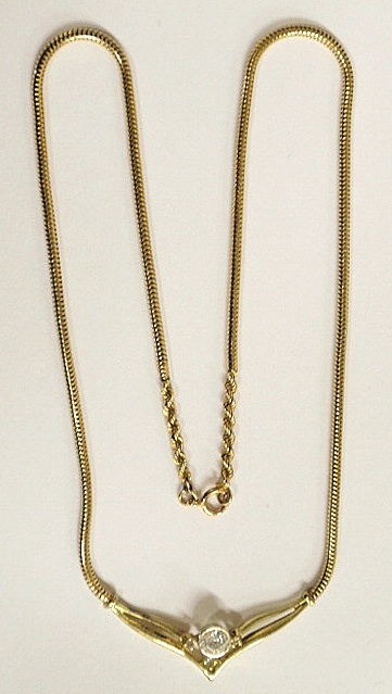 Ladies 14k gold rope and snake chain