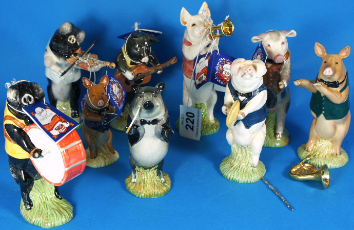 Beswick Pig Prom collection of figures