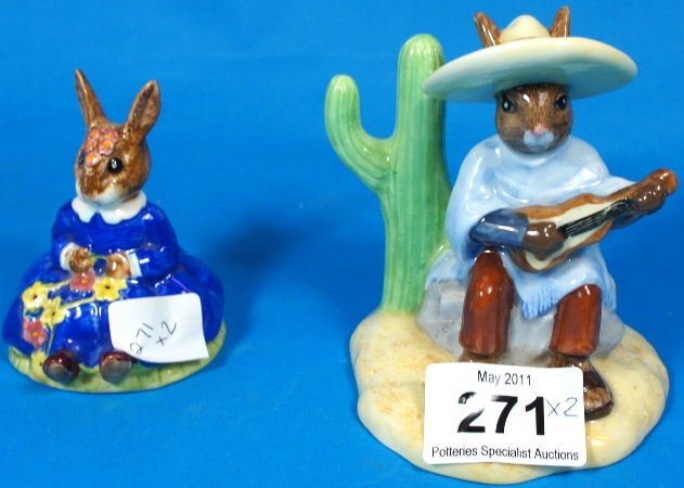 Royal Doulton Bunnykins Figures Mexican